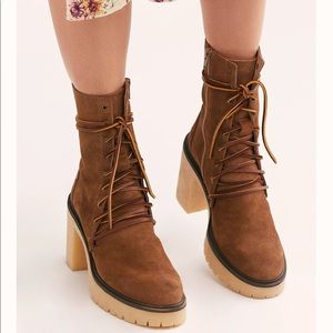 Free people boots Dylan taupe